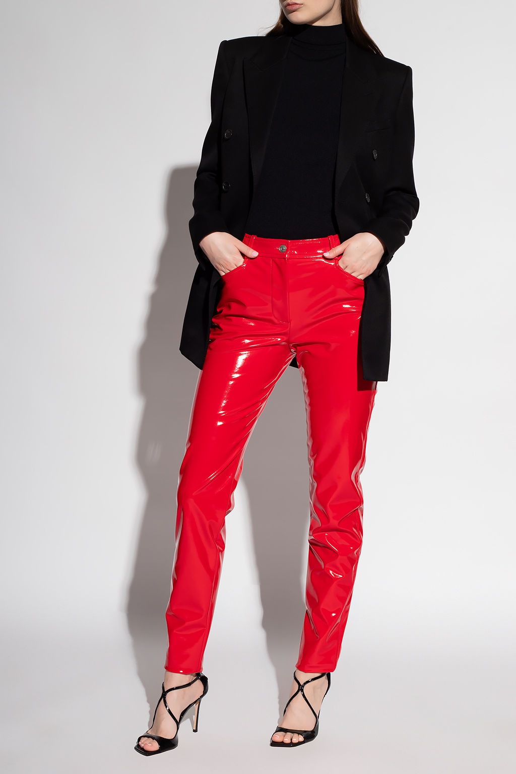 Victoria beckham red sales pants